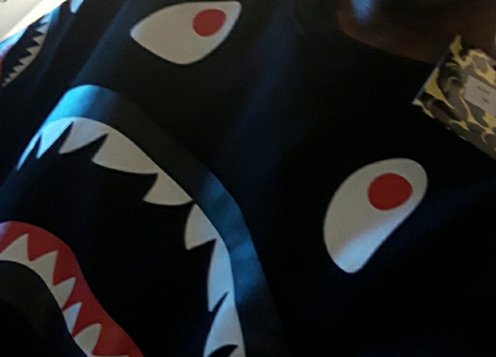 A bathing, Bape